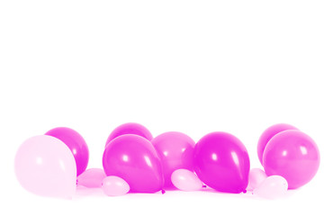 Colourful balloons isolated