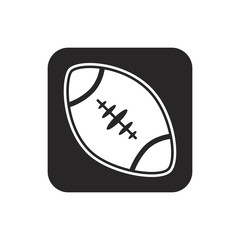 American football ball icon