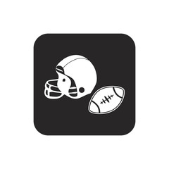 American football ball icon