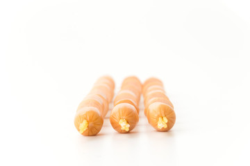 sausage with spagetti noodle