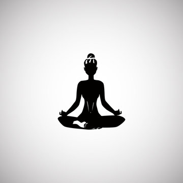 Yoga pose icon