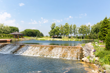 Naklejka premium Beautiful lake