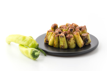 Pork Stuffed Mini Bell Peppers