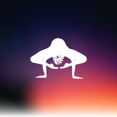 Yoga pose icon