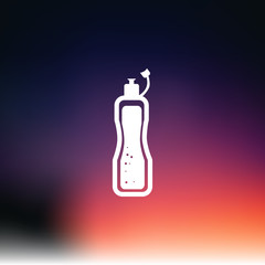 Fitness botle icon