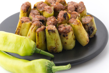 Pork Stuffed Mini Bell Peppers