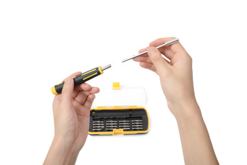 hand hold variable screwdriver