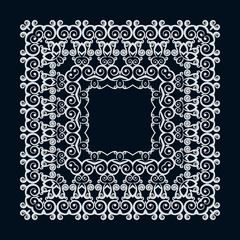 Abstract mono line pattern frames.