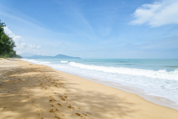 Fototapeta na wymiar Mai Khao beach in Phuket