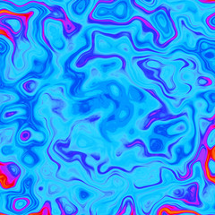 Seamless fractal pattern in vivid colors