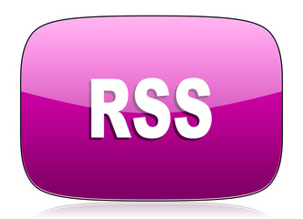 rss violet icon