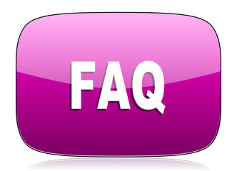 faq violet icon