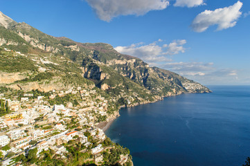 Fototapeta na wymiar landscape of Positano