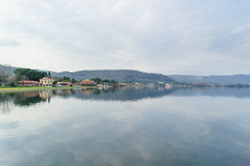View of lake of bracciano