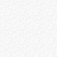 Seamless white high crumpled paper texture