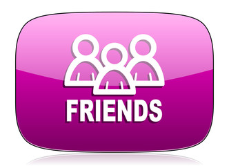 friends violet icon