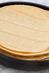 Delicious mexican corn tortillas