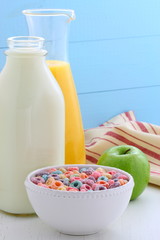 Delicious kids cereal loops