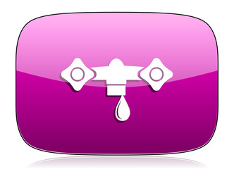 water violet icon hydraulics sign