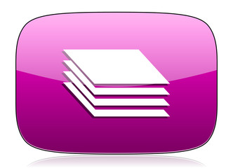 layers violet icon gages sign
