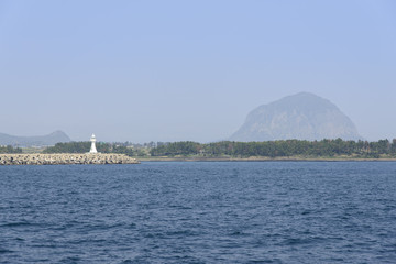 Coast scenery of Jeju Island