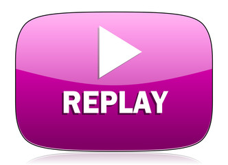 replay violet icon