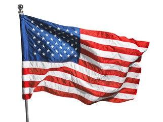 Fototapeta premium American Flag, Flag, American Culture.