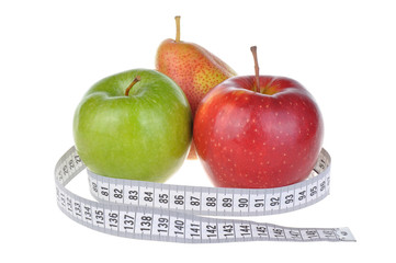 fruits apple, pear