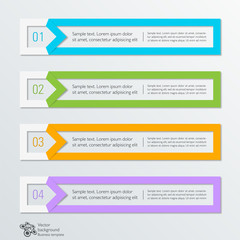 Infographics Web Banner & Label Design
