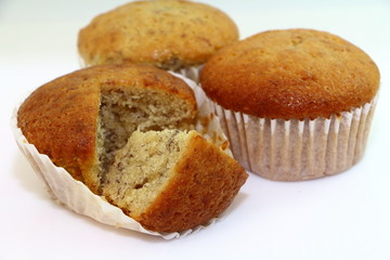 Banana cup cake