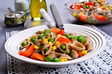 Pasta with vegetables