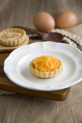 dish of sweet mini tart