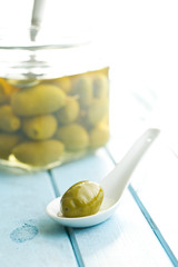 pickled green olive
