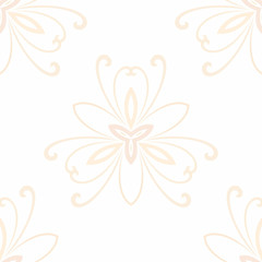 Obraz na płótnie Canvas Floral Seamless Vector Pattern