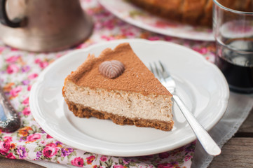 A Slice of Spiced Coffee Cheesecake