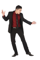 Asian Business Man With Shocking Face