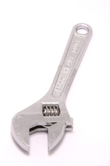 Heavy Duty Spanner on White Background