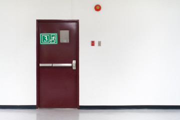 fire exit door