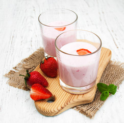 Strawberry yogurt