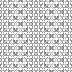 Naklejka premium Delicate seamless pattern in oriental style - variation 3