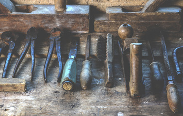 Set of tools for the carpenter