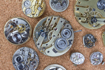 pocket watch clockworks