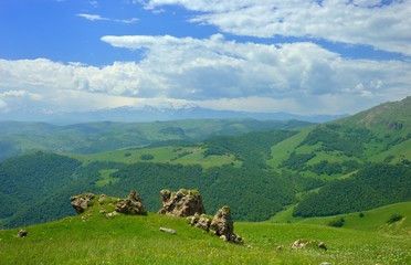 Fototapeta na wymiar Caucasuc landscape