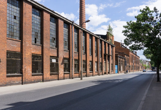 Ruins of abandoned factory