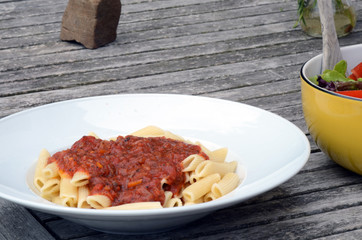 Penne mit Tomatensoße