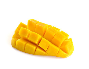 Mango fruit isolated on white background