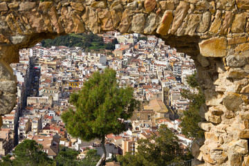 Paisaje fotografiado desde el Castillo de San Juan en Blanes