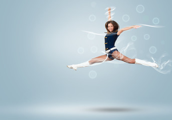 Obraz premium Cheerleader girl