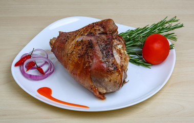  Rosted turkey leg