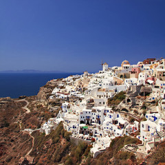 Obraz premium Santorini Oia